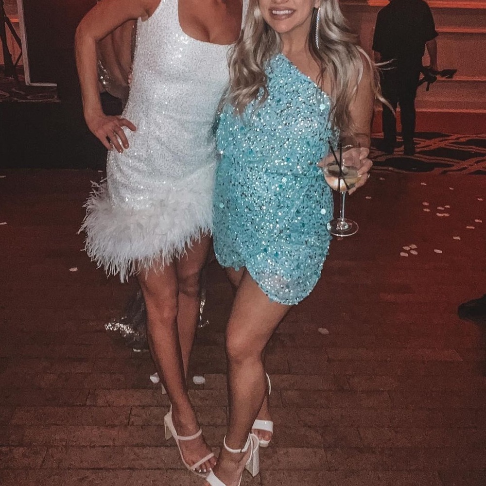 Missguided dress size 4 blue